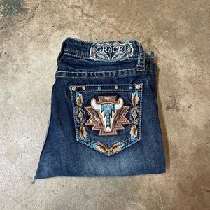 Grace in LA Western Bootcut Jeans